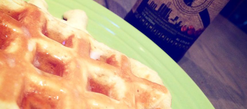 Lemon Coconut Waffles: The Dinner Edition